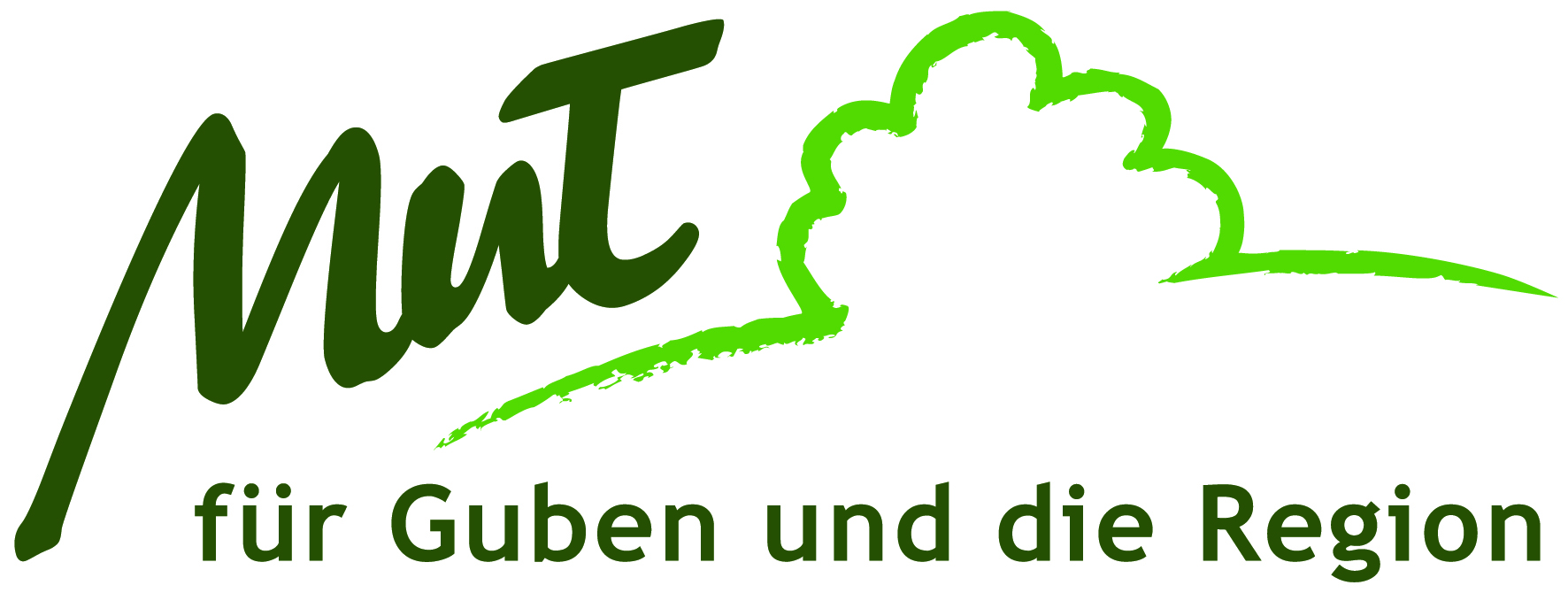 Logo Marketing und Tourismus Guben e. V., nazwa skrócona: MUT